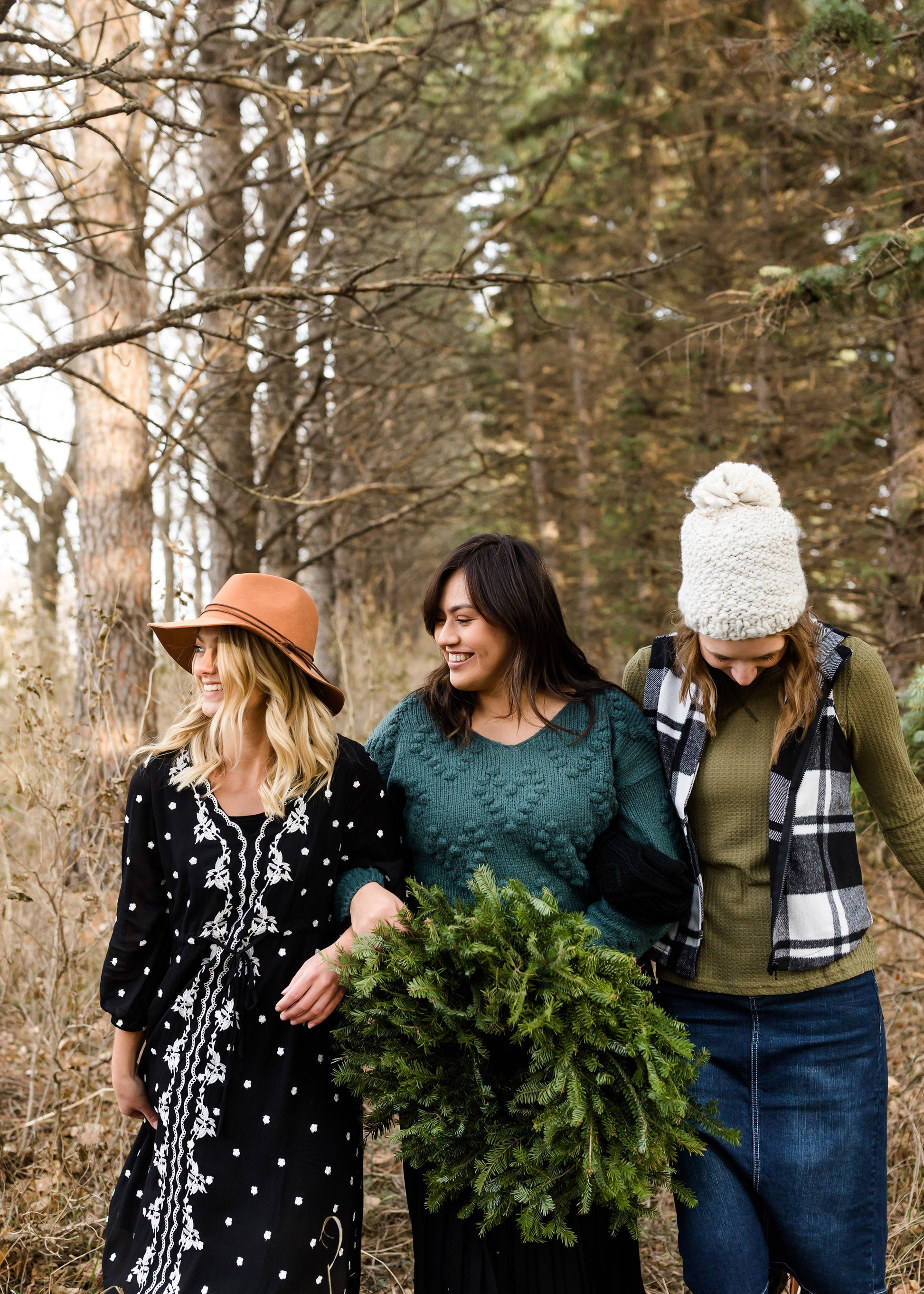 Buffalo Plaid Hooded Vest - FINAL SALE Tops