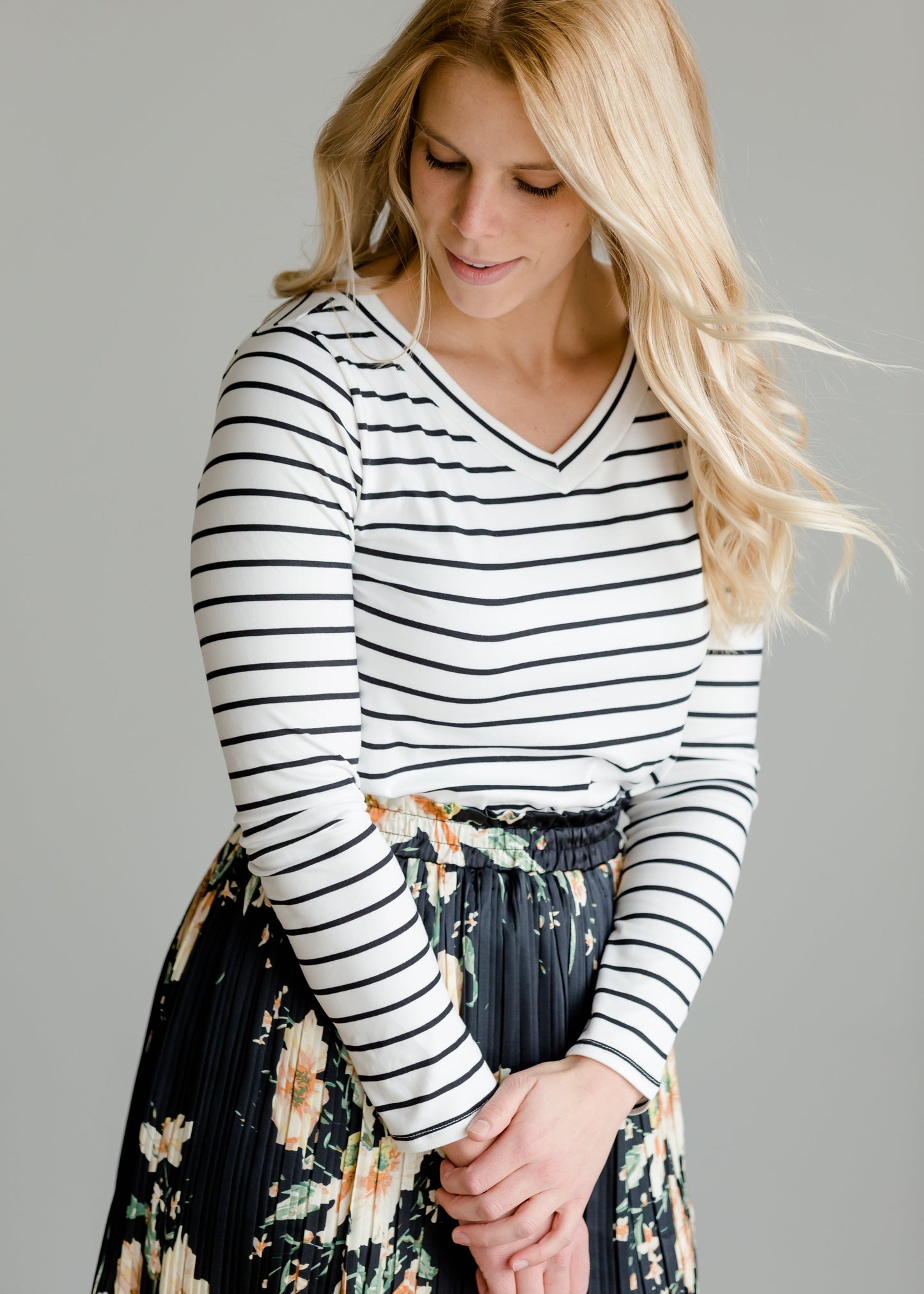 Buttery Soft Striped Top - FINAL SALE Tops