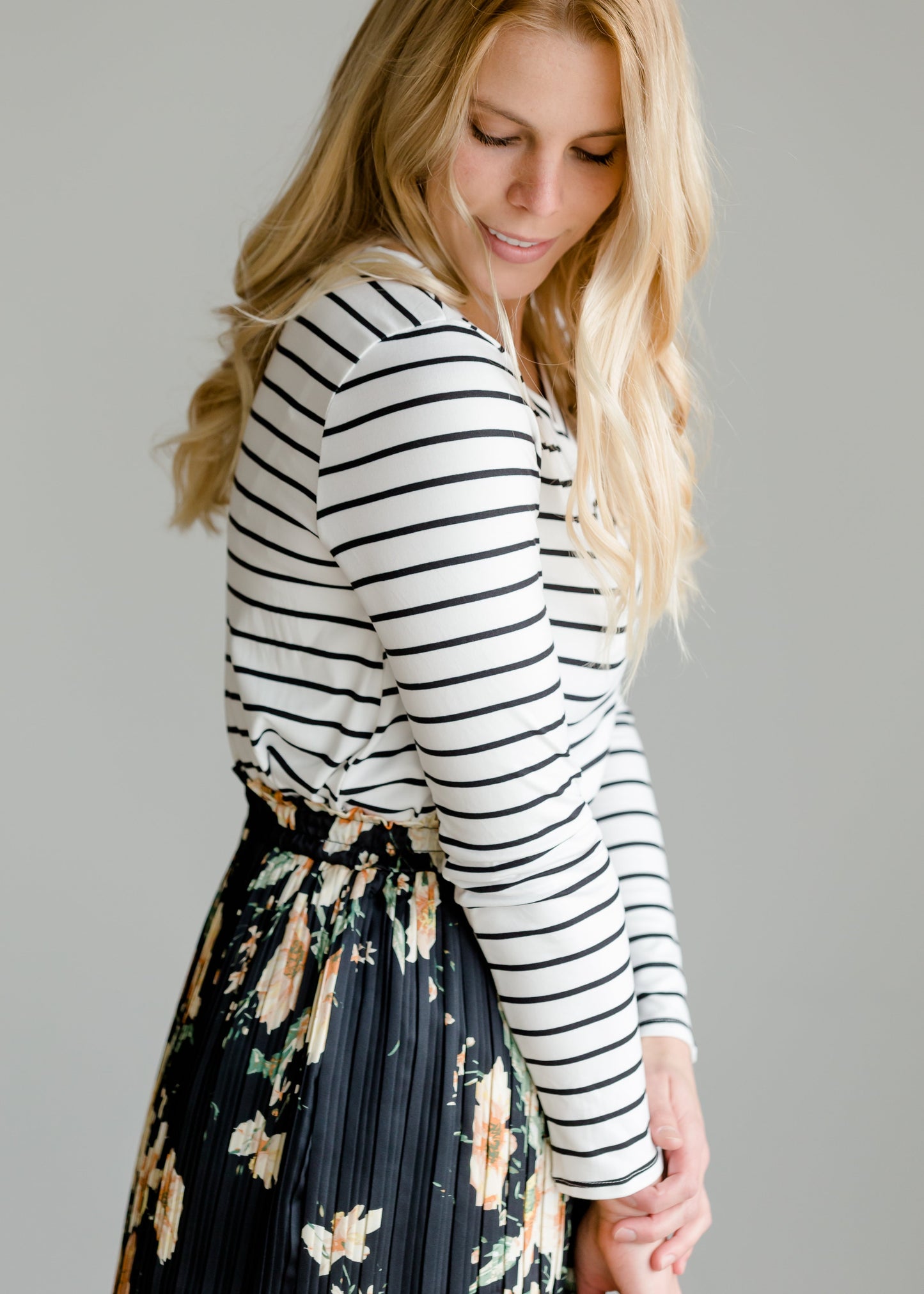 Buttery Soft Striped Top - FINAL SALE Tops