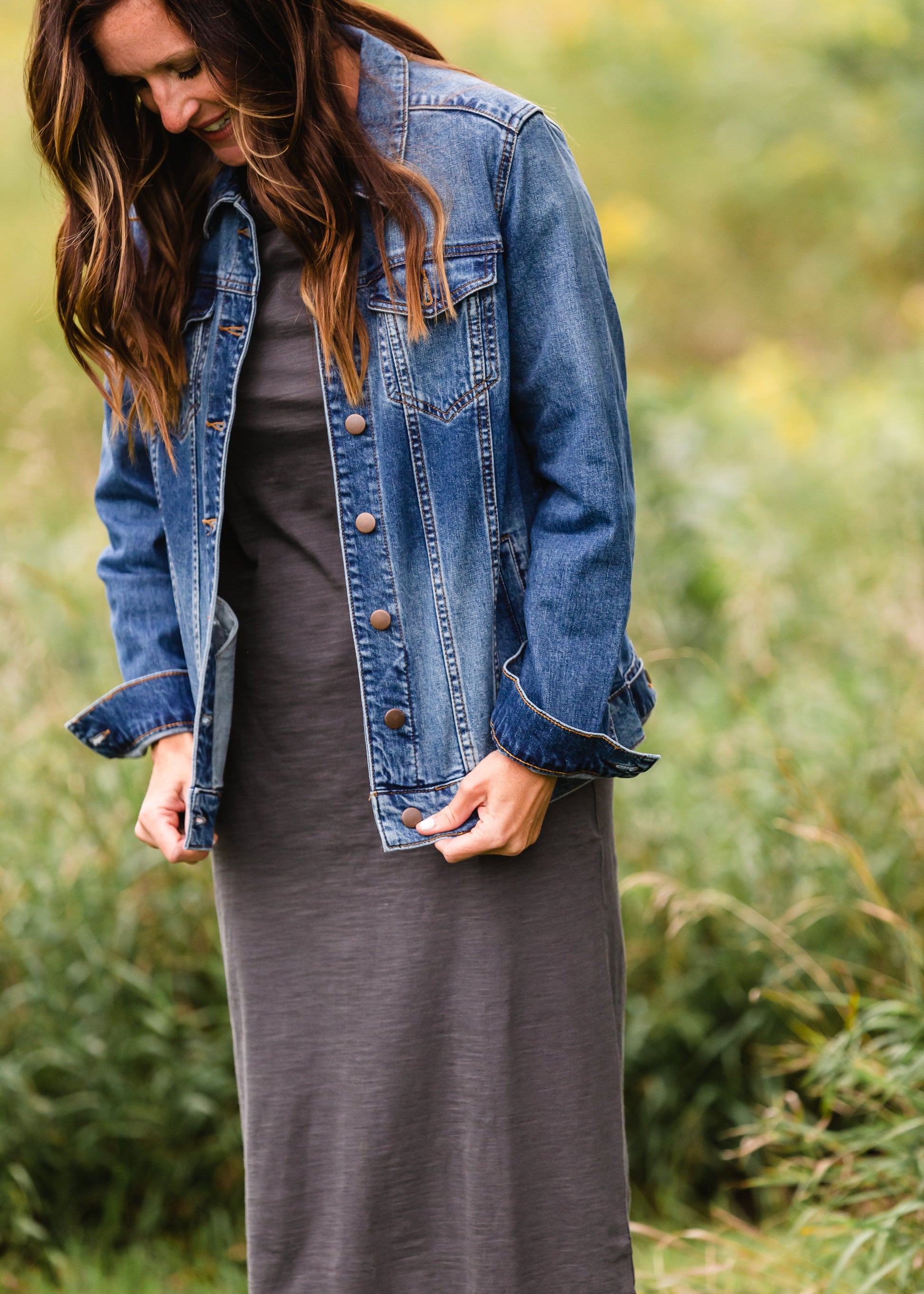 Charcoal Gray T-Shirt Maxi Dress - FINAL SALE Dresses