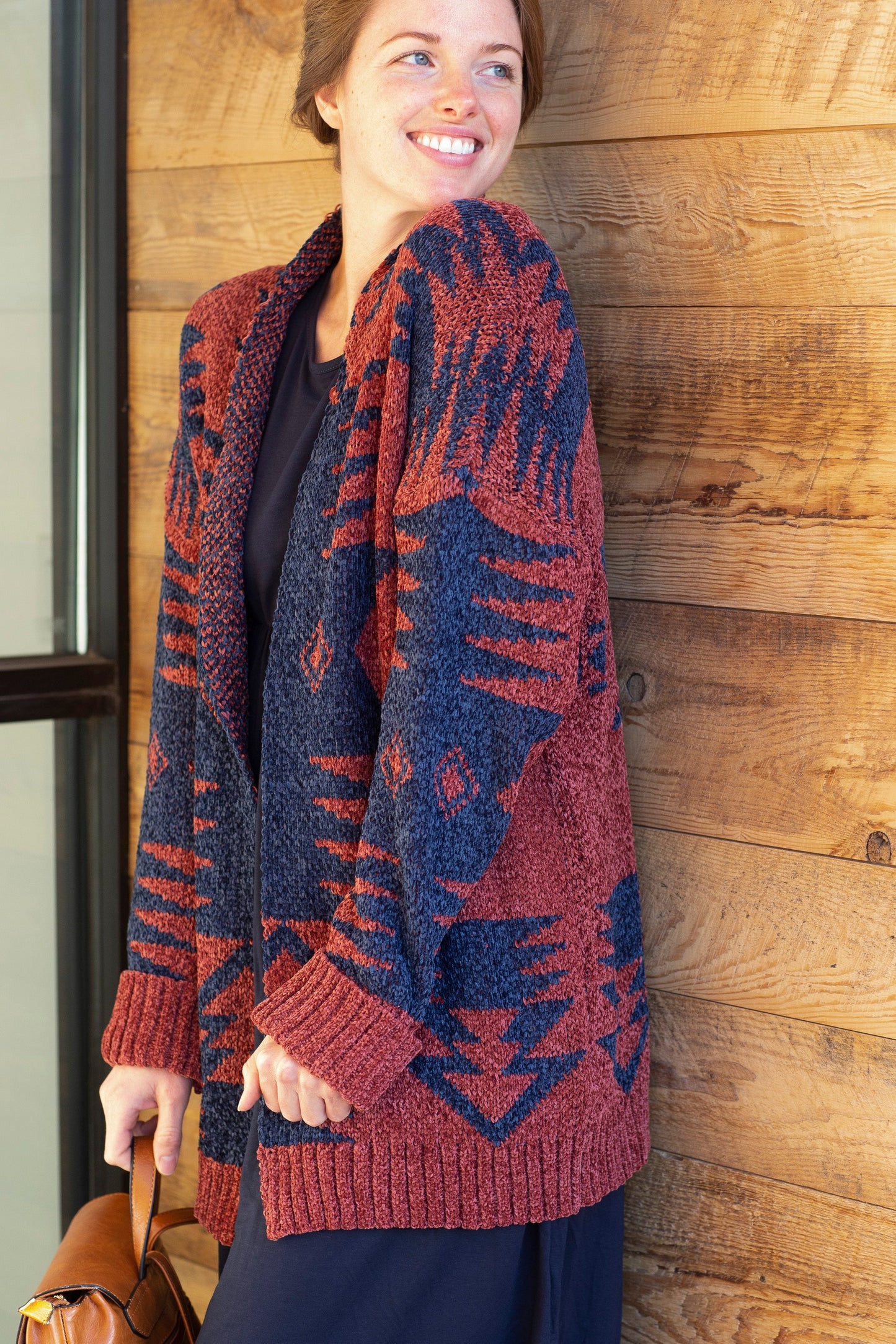 Chenille Aztec Print Cardigan - FINAL SALE Shirt