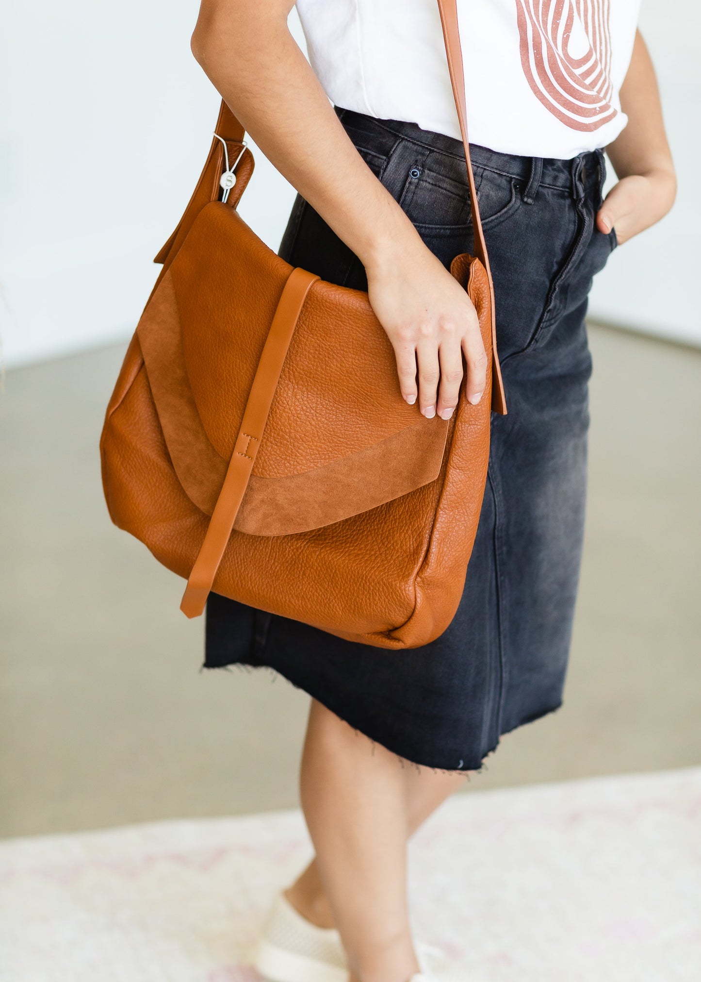 Cognac Messenger Saddle Bag Accessories