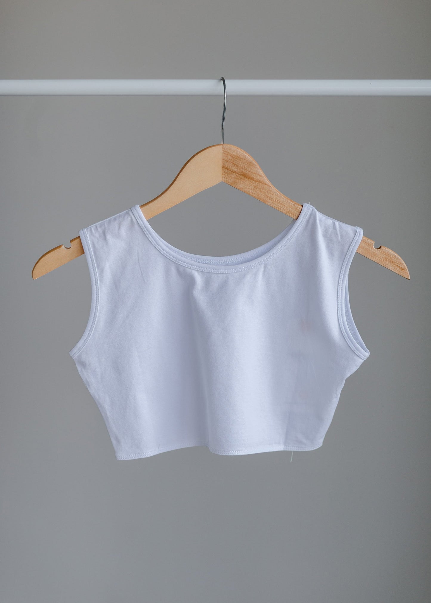 Cotton Demi Layering Tank Tops Inherit-SOP White / XS