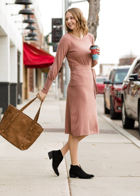 Cozy Sweater Midi Dress - FINAL SALE Dresses