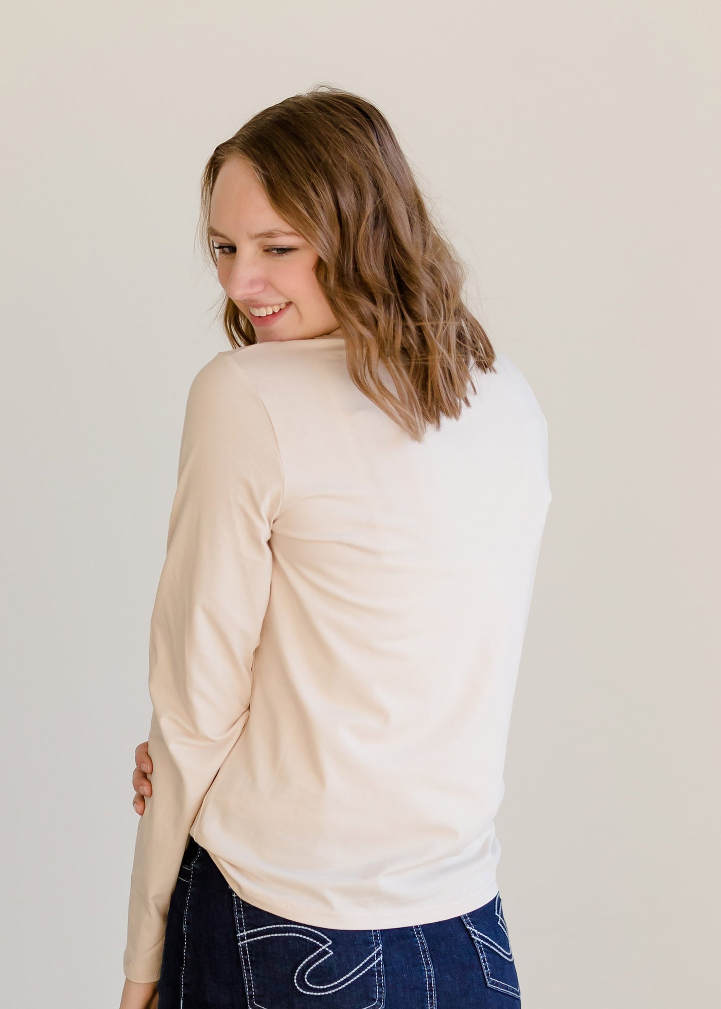 Embroidered Long Sleeve Top - FINAL SALE Tops