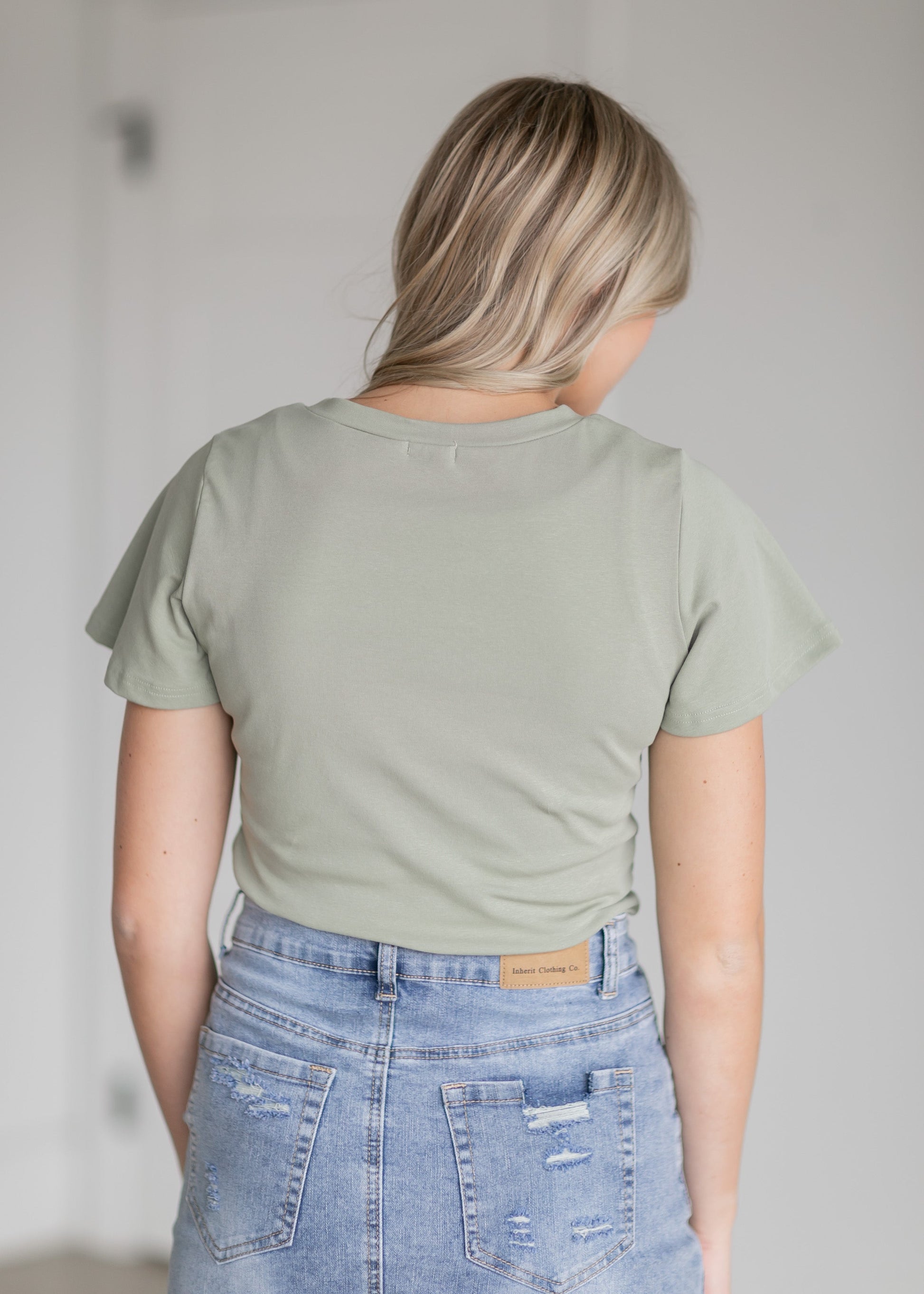 Essential Flutter Sleeve Top Tops