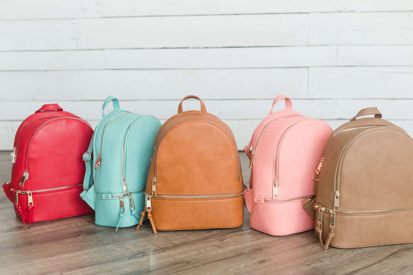 Faux Leather Backpack Accessories