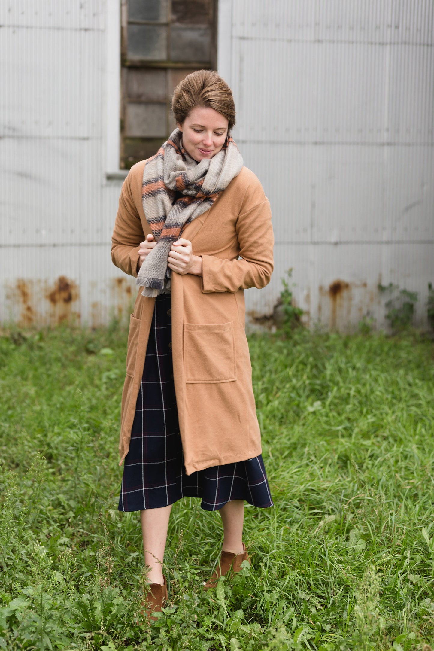 Felt Long Dress Coat - FINAL SALE Layering Essentials