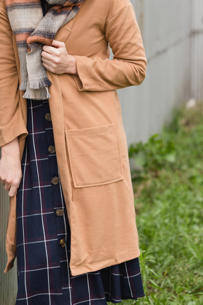 Felt Long Dress Coat - FINAL SALE Layering Essentials