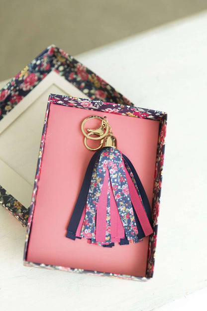 Floral Ribbon Keychain-FINAL SALE Accessories