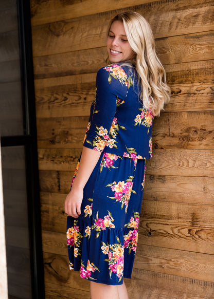 Floral Tiered Midi Dress - FINAL SALE Dresses