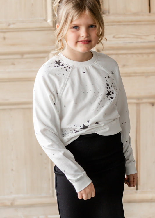 Girls Splatter Star Sweatshirt Shirt Z Supply