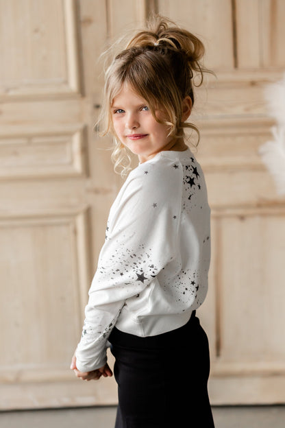 Girls Splatter Star Sweatshirt Shirt Z Supply