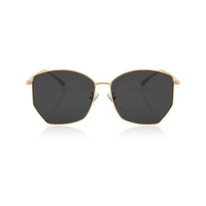 Gold Havana Metal Frame Sunglasses Accessories