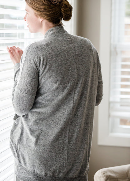 Gray Lightweight Dolman Sweater - FINAL SALE Tops