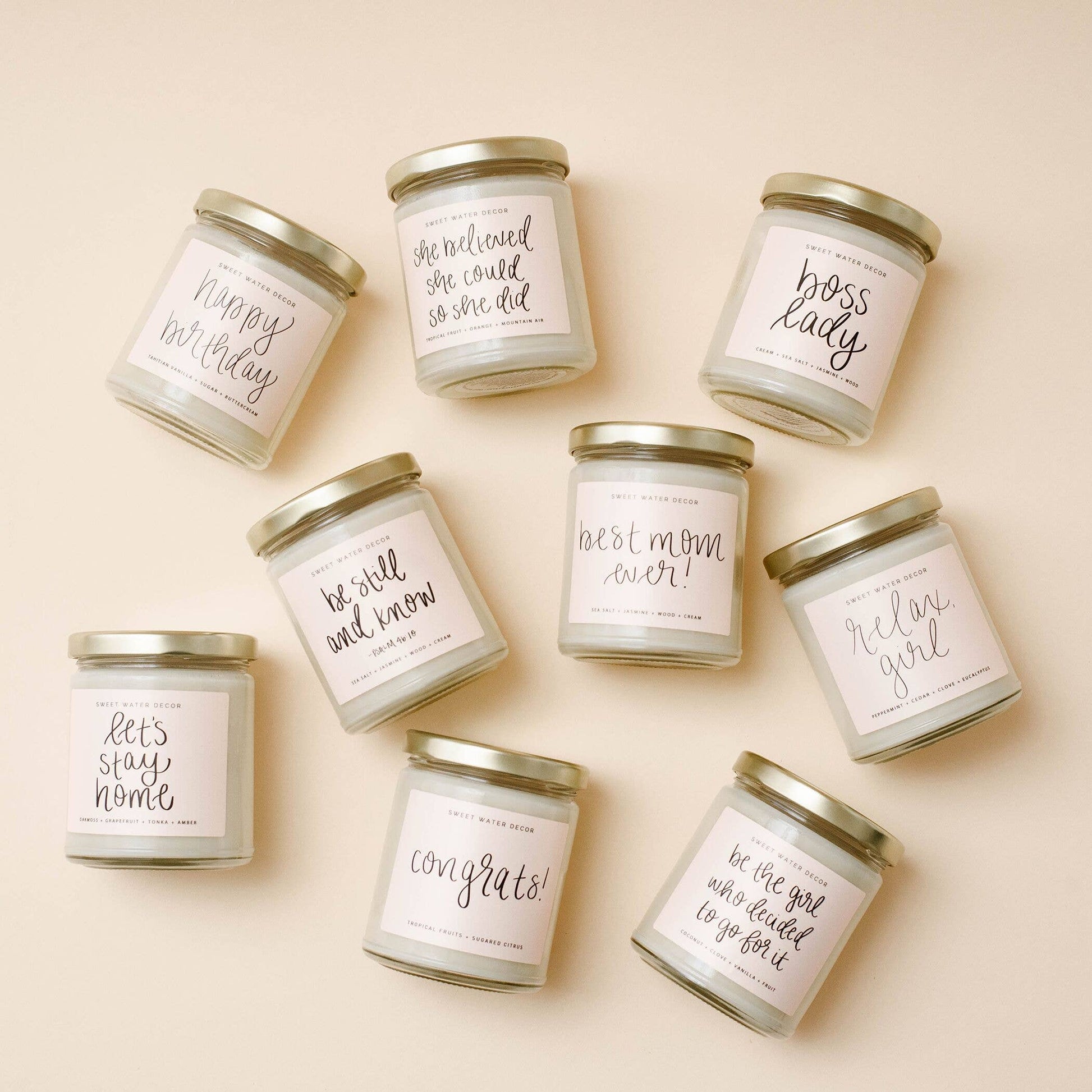 Happy Birthday Soy Candle Home & Lifestyle