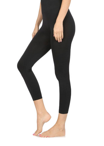 High Waist Seamless Nylon Capri Leggings - FINAL SALE Leggings