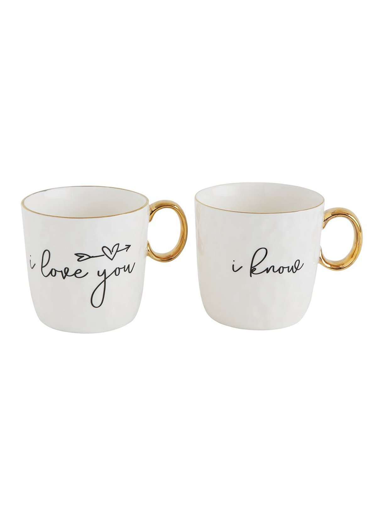 I love you, I know stoneware wedding gift