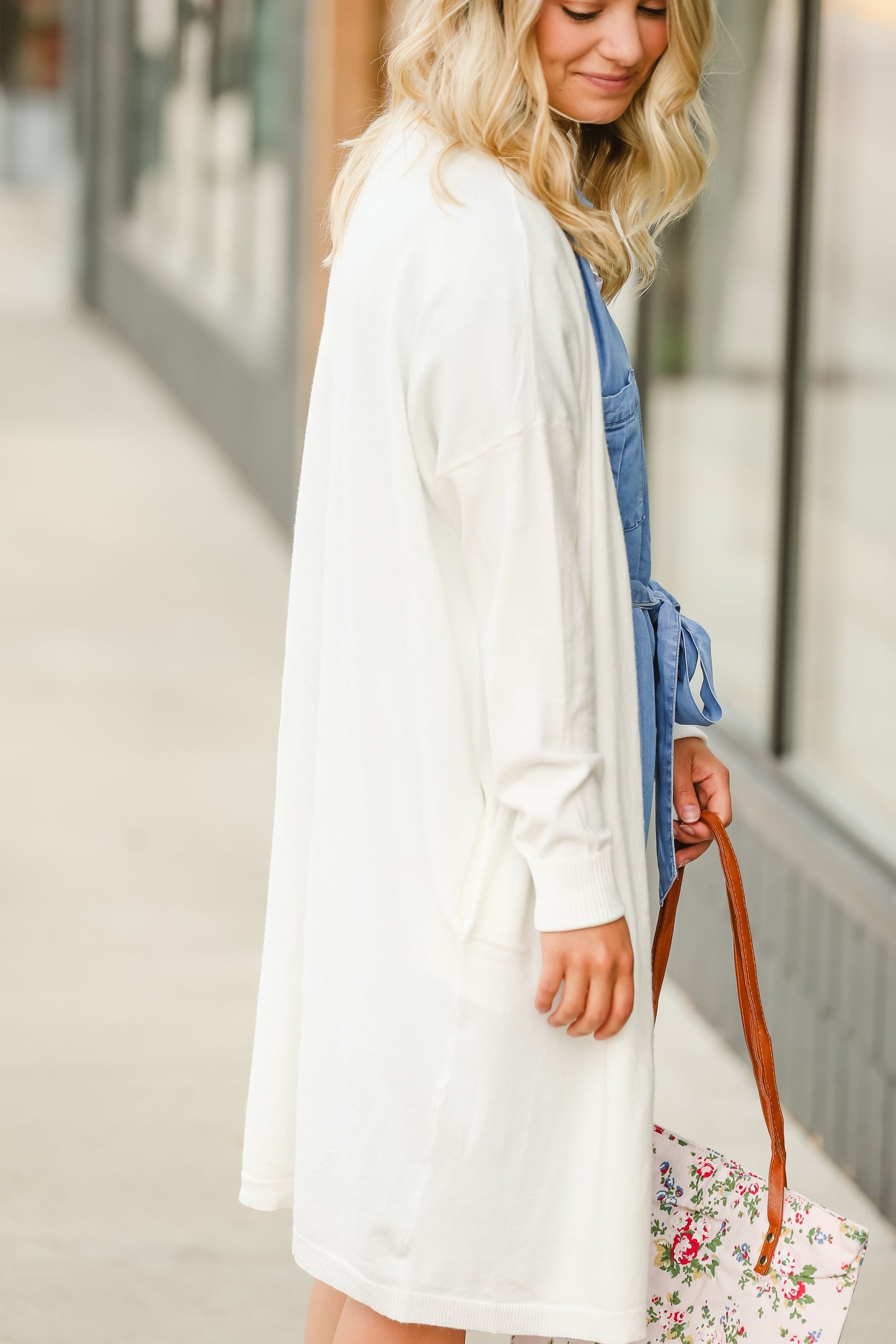 Ivory Open Front Long Cardigan - FINAL SALE Layering Essentials