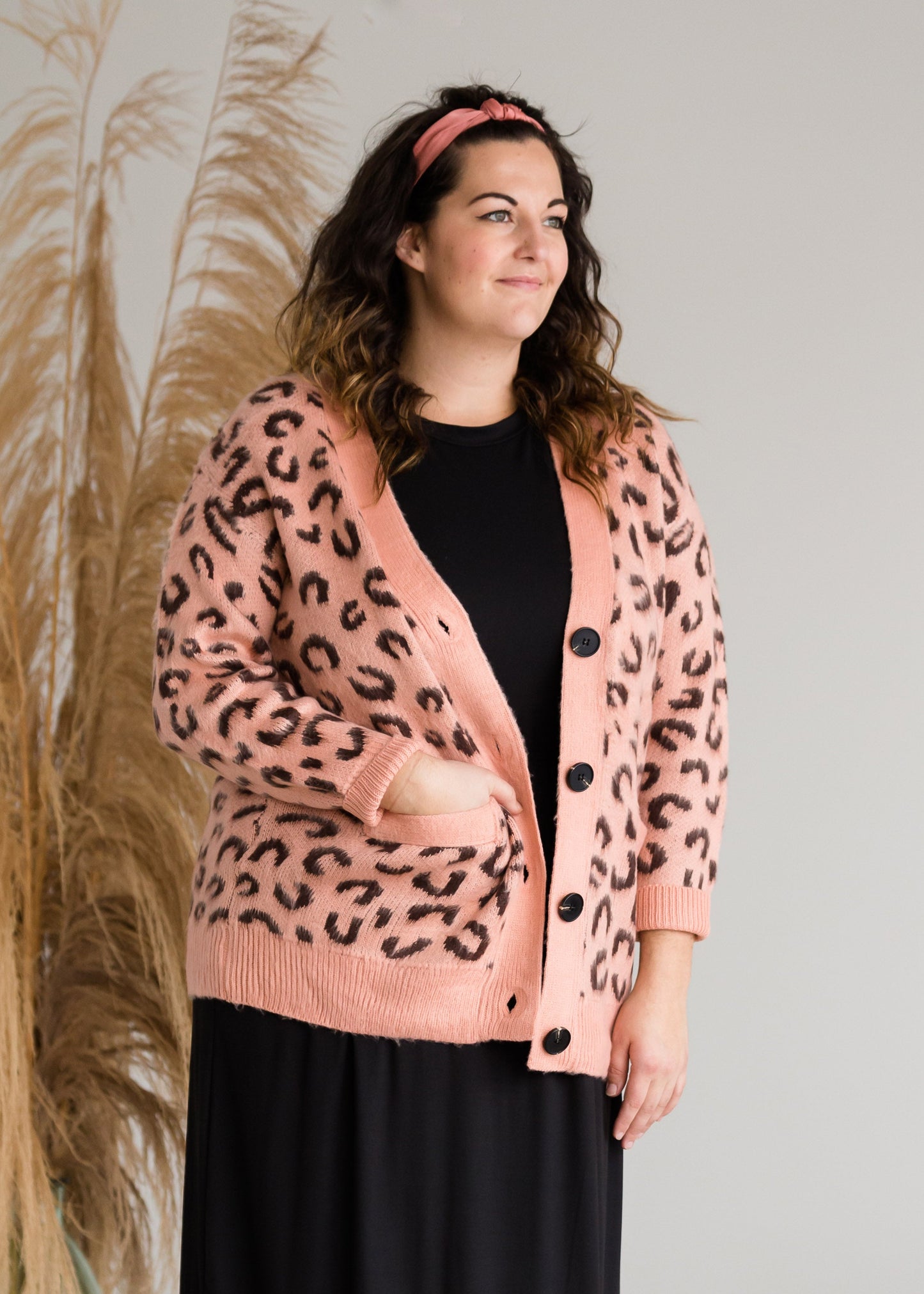 Jacquard Animal Print Cardigan - FINAL SALE Layering Essentials