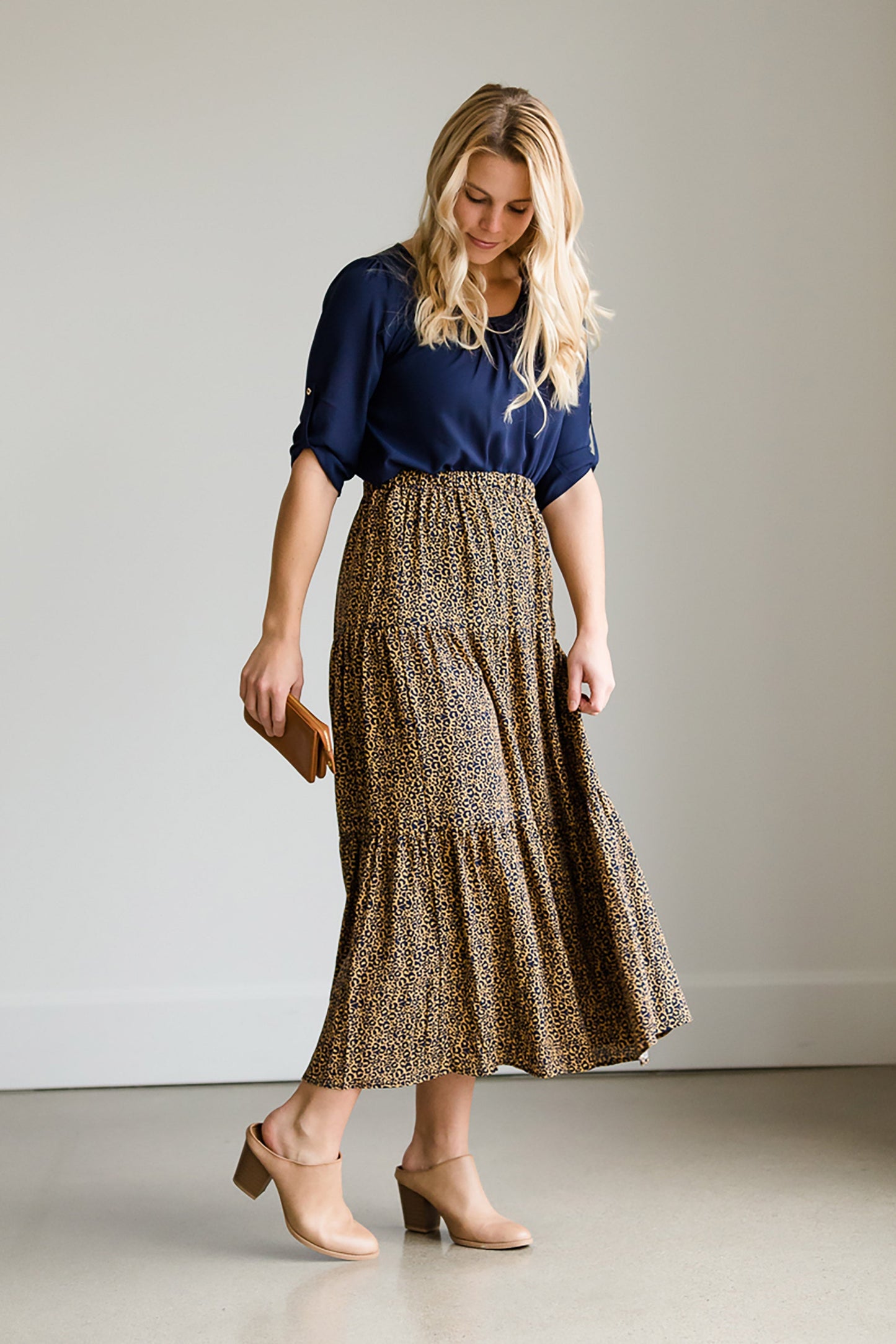 Leopard Print Flowy Skirt - FINAL SALE Skirts