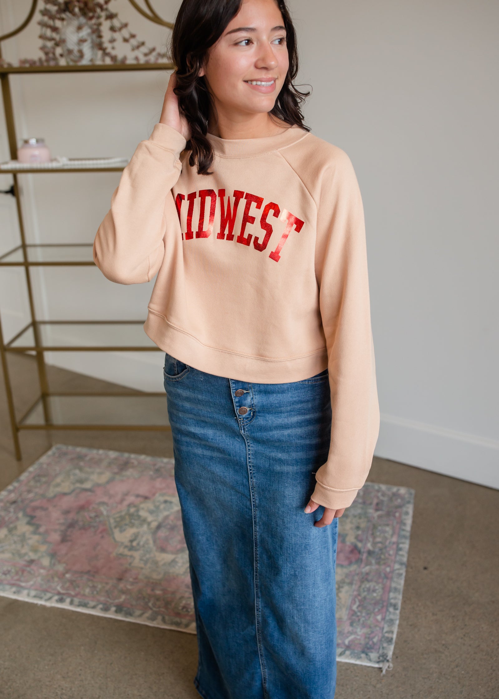 Midwest Pullover Sweatshirt Tops OAT Collection