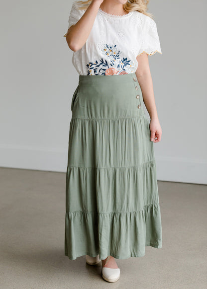 Multi Layer Maxi Skirt - FINAL SALE Skirts