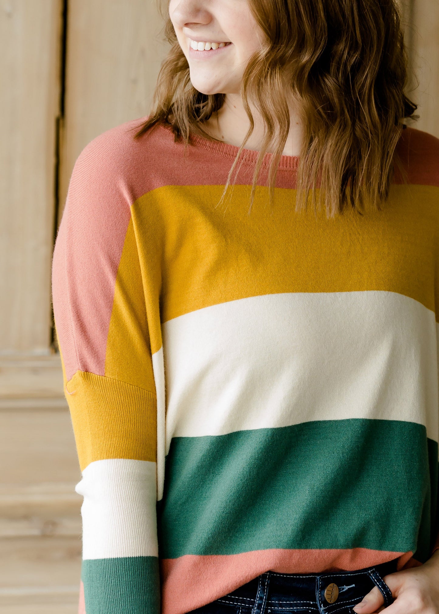 Oversized Striped Soft Sweater - FINAL SALE Layering Essentials