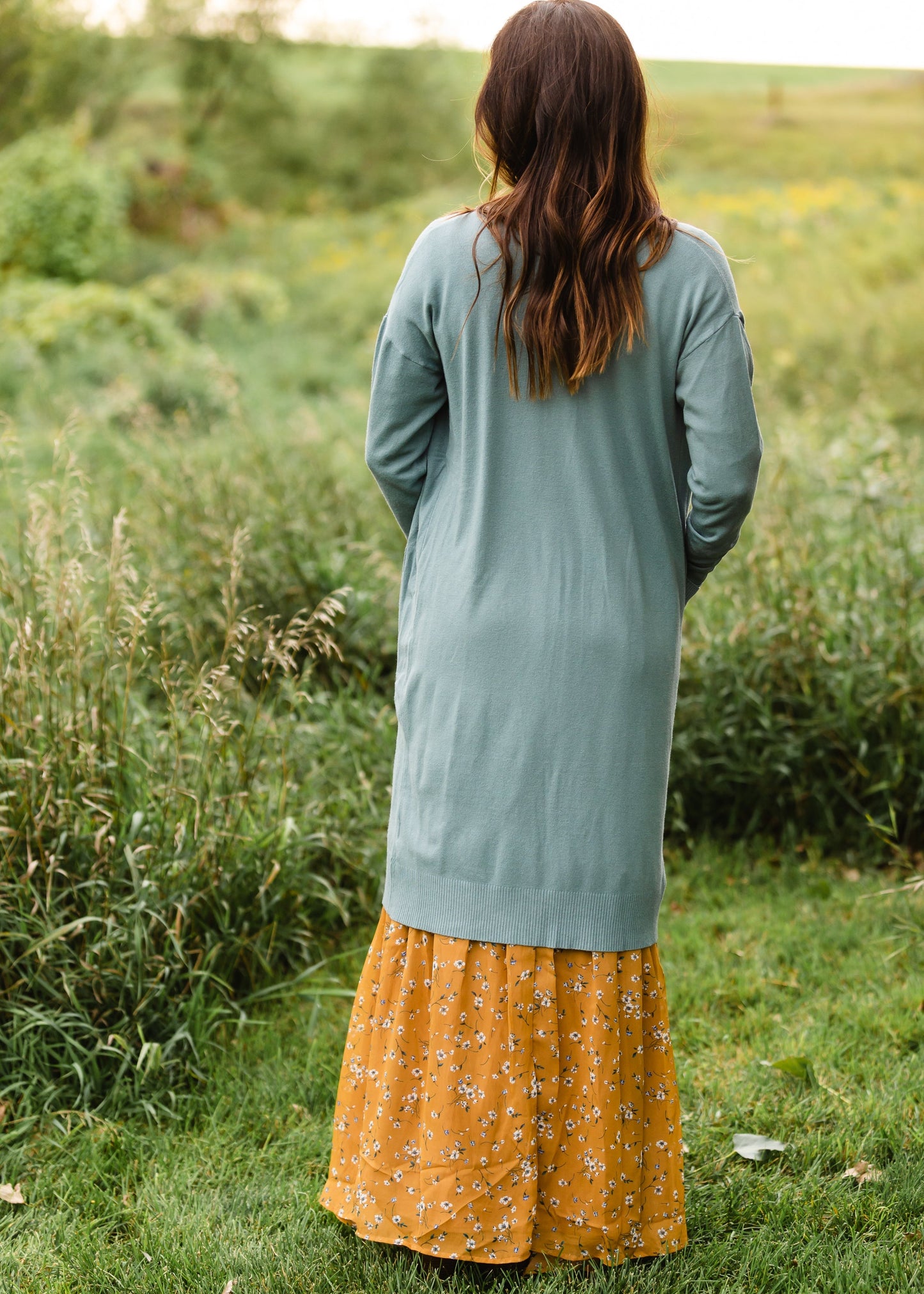 Pale Blue Soft + Classic Cardigan Tops