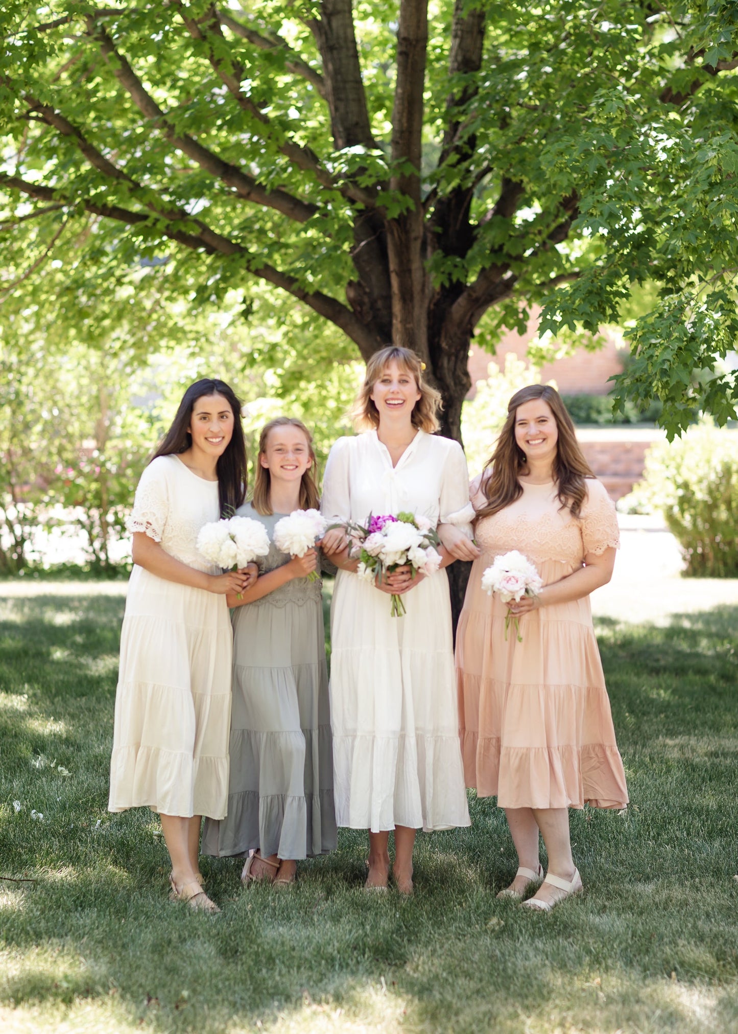 Pleated Ivory Tiered Maxi Dress - FINAL SALE Dresses