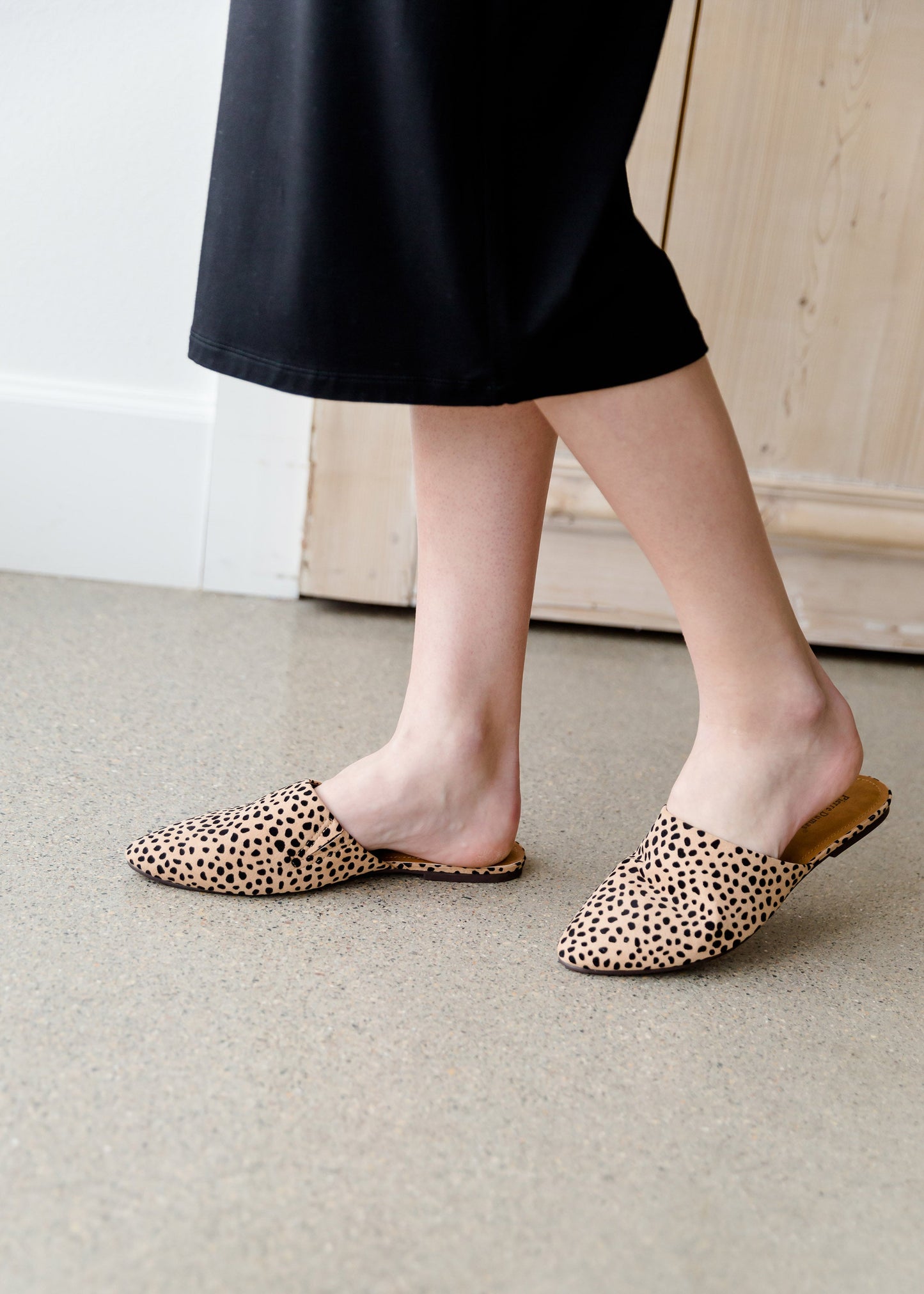 Pointed Toe Cheetah Mules - FINAL SALE Shoes