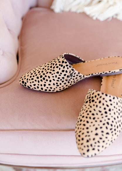 Pointed Toe Cheetah Mules - FINAL SALE Shoes