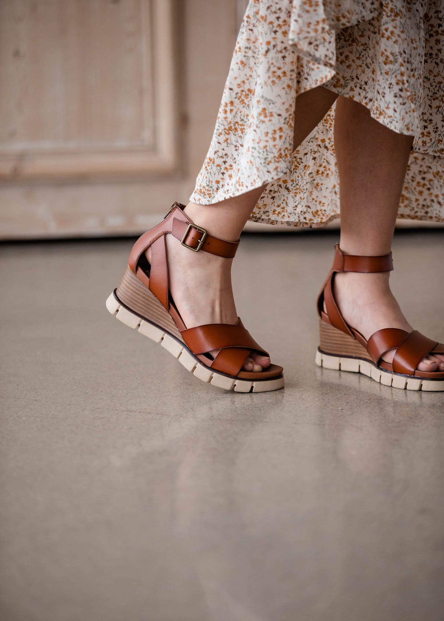 The Lauri Wedge Sandal Shoes Mia Shoes