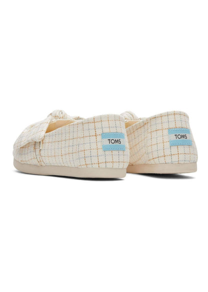 TOMS® Alpargata Checkered Bow Shoes TOMS