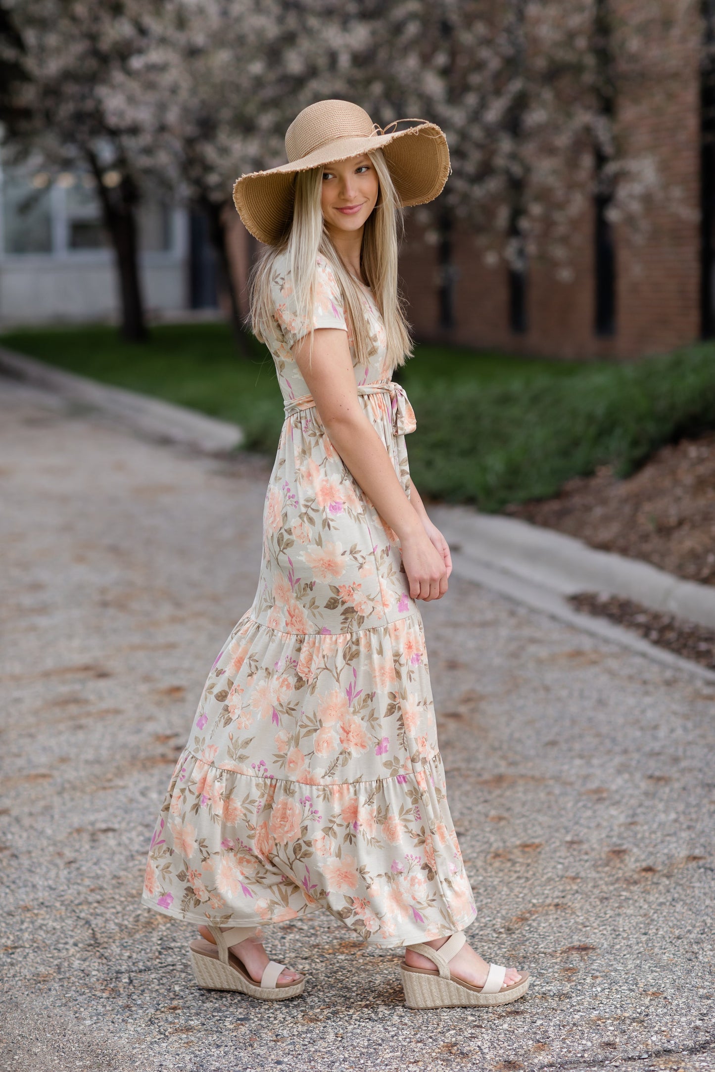 V-Neck Floral Maxi Dress - FINAL SALE Dresses